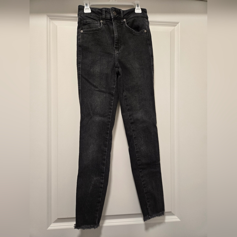 We The Free Free People Womens Black High Rise Skinny Jeans - size 25‎